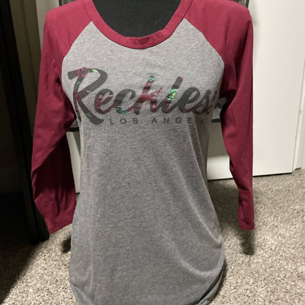 Reckless Baseball Tee